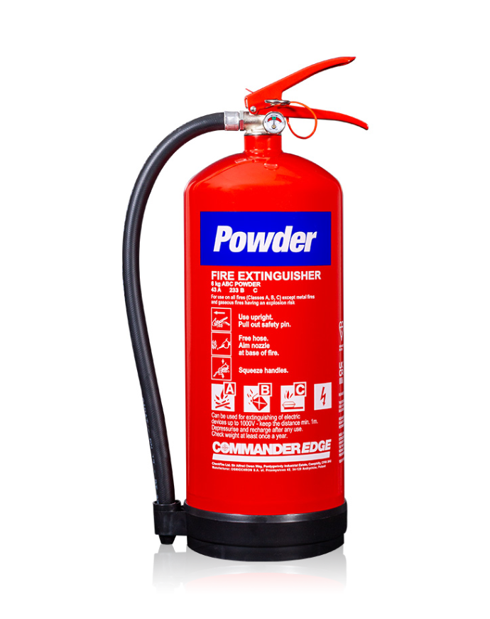 CommanderEDGE 6kg Powder Fire Extinguisher