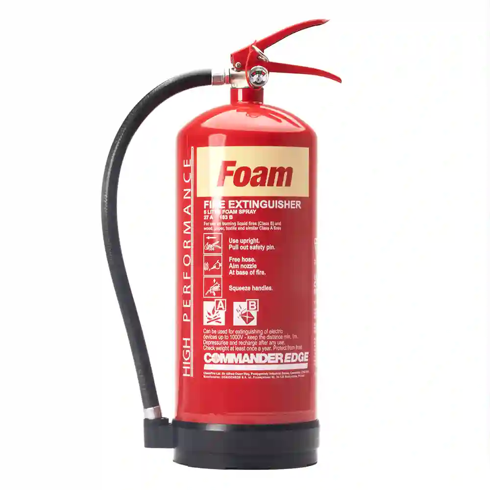 Commanderedge 6ltr High Performance Foam Fire Extinguisher Fire And Security Wales 