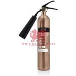 Contempo 2kg CO2 Brushed Antique Copper Fire Extinguisher