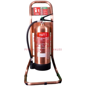 Single Tubular Extinguisher Stand Antique Copper