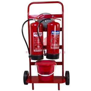 Double Extinguisher Trolley