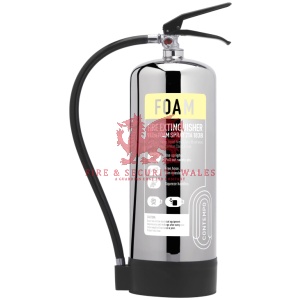 Contempo 9ltr AFFF Foam Stainless Steel Fire Extinguisher