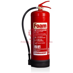 Commander 9ltr AFFF Foam Pre-filled Low Freeze Additive Fire Extinguisher