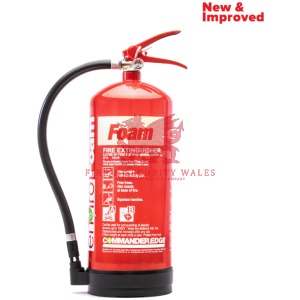 CommanderEDGE 6ltr enviroFoam Fluorine Free Foam Fire Extinguisher