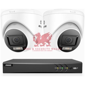 ADLK800 - 4K 8 Channel 2 Dual Light Wired CCTV Security System, Color & IR Night Vision, 3840x2160@20fps, F/1.6 Super Aperture, 4-In-1 Output Signal, IP67