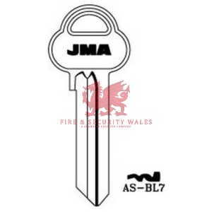 JMA AS-BL7 Cylinder Key Blank for Assa®