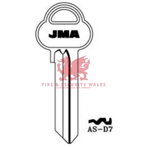 JMA AS-D7 Cylinder Key Blank for Assa®