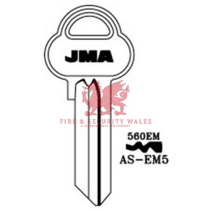 JMA AS-EM5 Cylinder Key Blank for Assa®