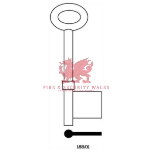 Mortice 3/4'' Bit Key Blank - 1G