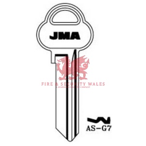 JMA AS-G7 Cylinder Key Blank for Assa®