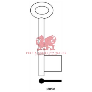 Mortice 3/4'' Bit Key Blank - 2G