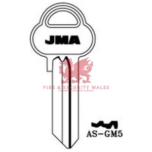 JMA AS-GM5 Cylinder Key Blank - GMR for Assa®