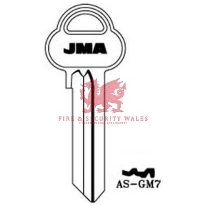 JMA AS-GM7 Cylinder Key Blank for Assa®