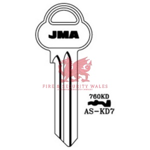 JMA AS-KD7 Cylinder Key Blank for Assa®