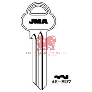 JMA AS-MD7 Cylinder Key Blank for Assa®