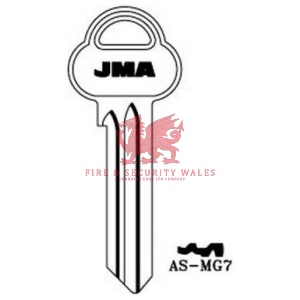 JMA AS-MG7 Cylinder Key Blank for Assa®