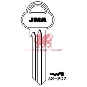 JMA AS-PG7 Cylinder Key Blank for Assa®