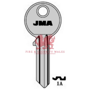 JMA 1A BRASS Cylinder Key Blank for Yale®