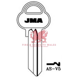 JMA AS-V5 Cylinder Key Blank for Assa®