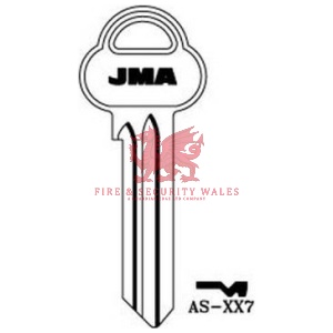 JMA AS-XX7 Cylinder Key Blank for Assa®