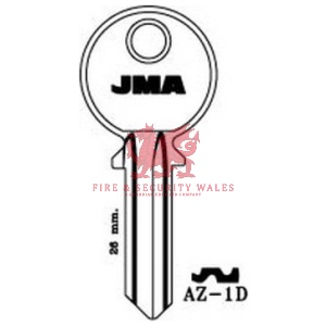 JMA AZ-1D Cylinder Key Blank for Azbe®