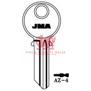 JMA AZ-4 Cylinder Key Blank for Azbe®