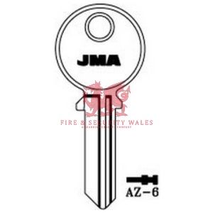 JMA AZ-6 Cylinder Key Blank for Azbe®