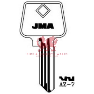 JMA AZ-7 Dimple Key Blank for Azbe®