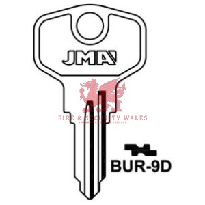 JMA BUR-9D Cylinder Key Blank for Burg®