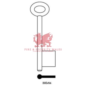 Pin Safe 3/4 Bit Key Blank - 4G