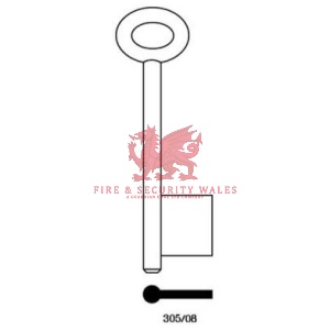 Pin Safe 3/4 Bit Key Blank - 8G