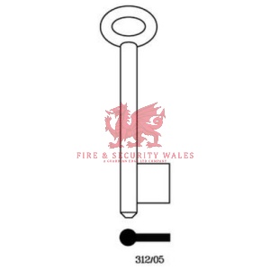 Pin Cabinet Key Blank - 5G