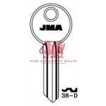 JMA 38-D Cylinder Key Blank