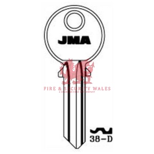 JMA 38-D Cylinder Key Blank