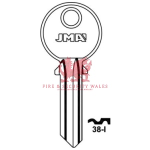 JMA 38-I Cylinder Key Blank (3A)