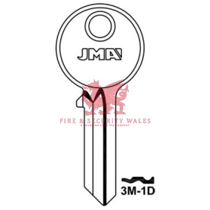 JMA 3M-1D Cylinder Key Blank for 3M®