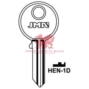 JMA HEN-1D Cylinder Key Blank for Henderson®