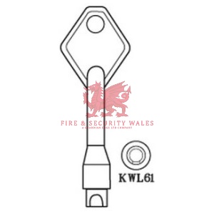 Pre Cut Window Key KWL61 for Copydex®