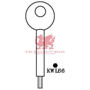 8K109 Pre-Cut Window Key KWL66 for Chubb®