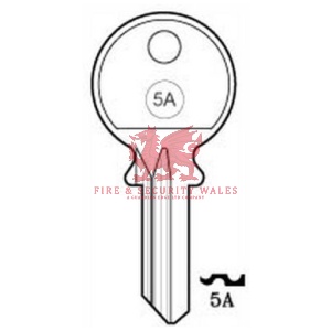 RST 5A Cylinder Key Blank for H&TV®