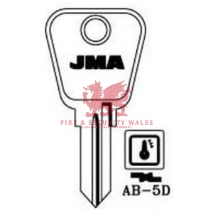 JMA AB-5D Cylinder Key Blank for Absa®