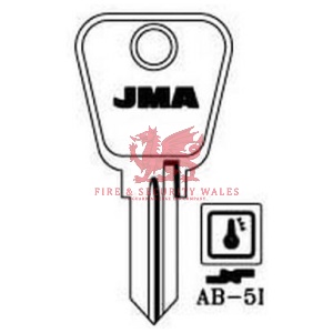 JMA AB-5I Cylinder Key Blank for Absa®