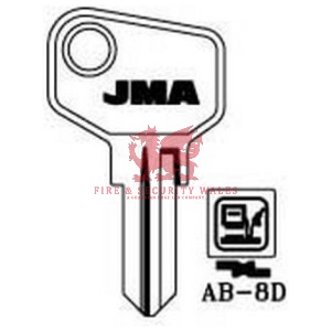 JMA AB-8D Cylinder Key Blank for Absa®