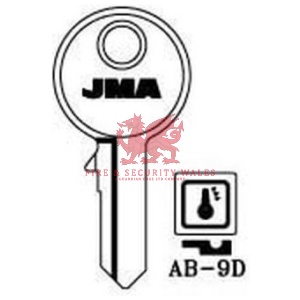 JMA AB-9D Cylinder Key Blank for Absa®