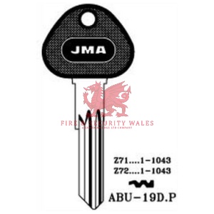 JMA ABU-19D.P Cylinder Key Blank for Abus®