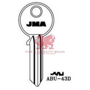 JMA ABU-43D Cylinder Key Blank for Abus®