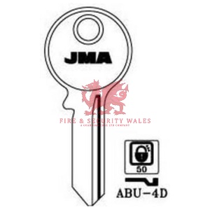 JMA ABU-4D Cylinder Key Blank for Abus®