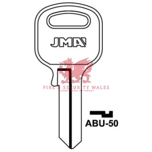 JMA ABU-50 Cylinder Key Blank for Abus®