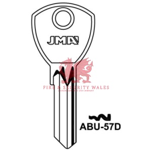 JMA ABU-57D Cylinder Key Blank for Abus®