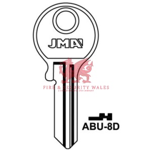 JMA ABU-8D Cylinder Key Blank for Abus®